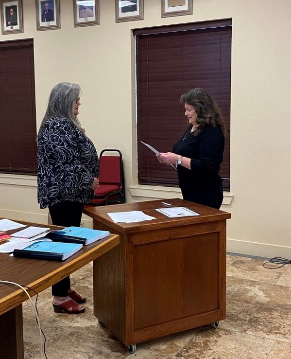 Ms. Delz taking Oath on May 18, 2022 (PDF)